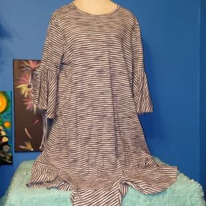 2XL LLR Maurine Distressed Stripes